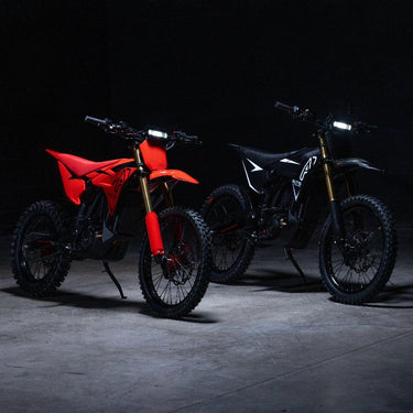 Altis Sigma - electric dirt bike for adults (Red & Black Side Shot)